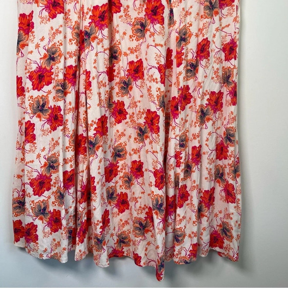 Astr The Label Hibiscus Floral Lace-Up Shift Dress size medium - Picture 5 of 7